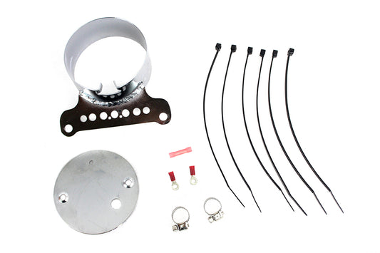 HARLEY Single Gauge Mount Bracket Chrome fits 1995-2005 XL,   1995-2005 FXD,