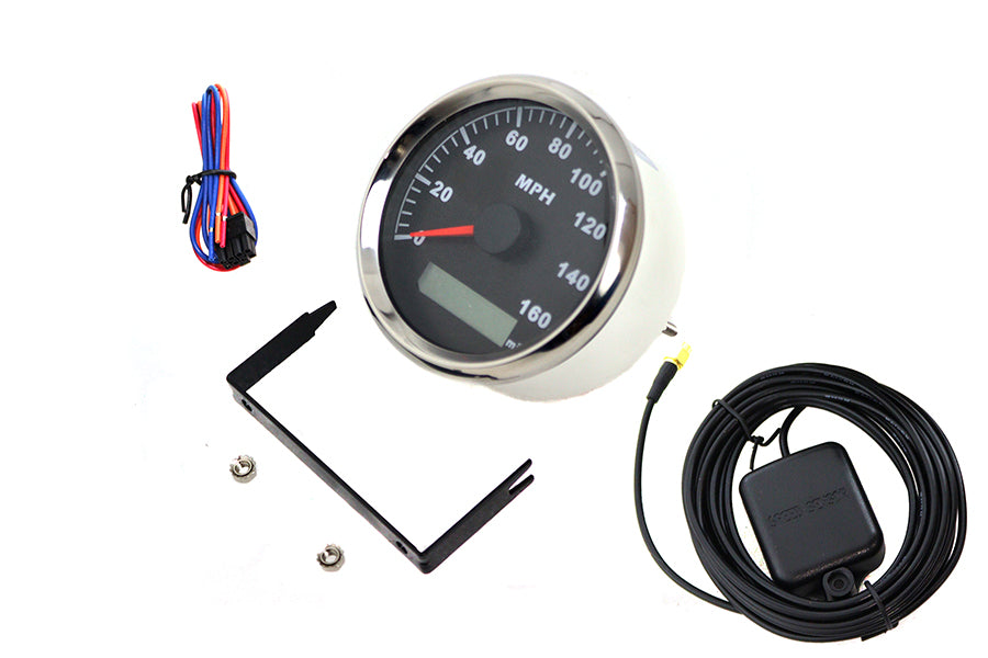 HARLEY GPS Instrumente Tacho und Drehzahlmesser Passend für 0- Universal, Einbau