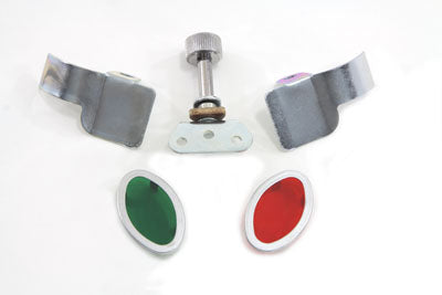 HARLEY Cateye Lens and Switch Kit Fits 1939-1946 EL,   1939-1946 UL,   1939-1946 W,   1939-1946 G,