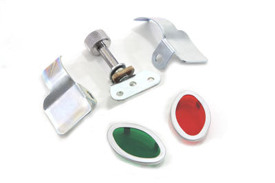 HARLEY Cateye Lens and Switch Kit Fits 1939-1946 EL,   1939-1946 UL,   1939-1946 W,   1939-1946 G,