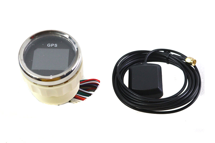 HARLEY 52mm GPS Tachometer Chrom Passt 0- Universal, Passform