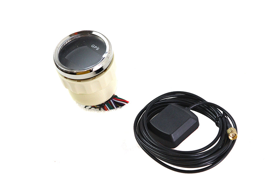 HARLEY 52mm GPS Tachometer Chrom Passt 0- Universal, Passform