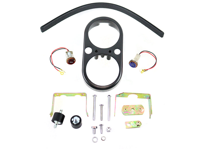HARLEY FXS Dash Housing Kit Black Fits 1977-1984 FXS,