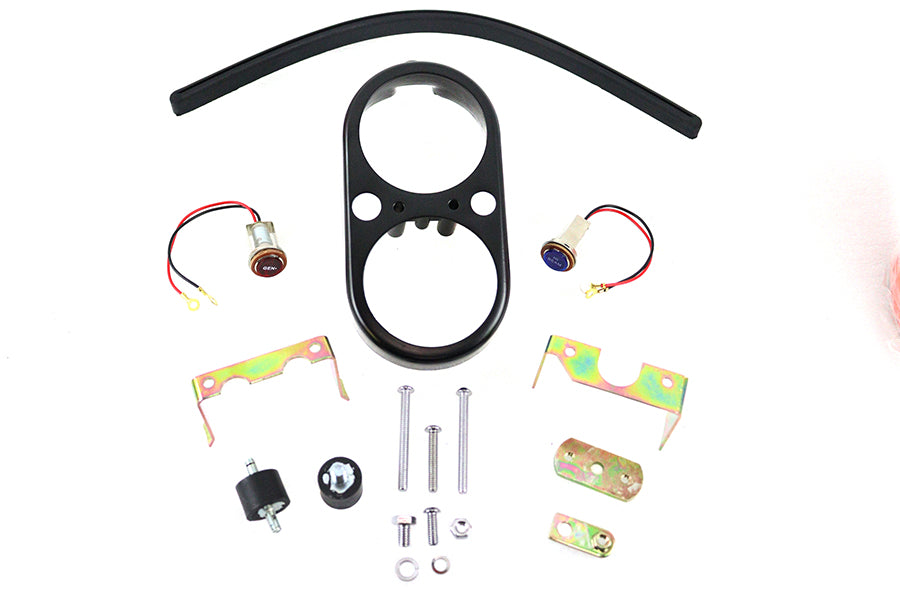 HARLEY FXS Dash Housing Kit Black Fits 1977-1984 FXS,
