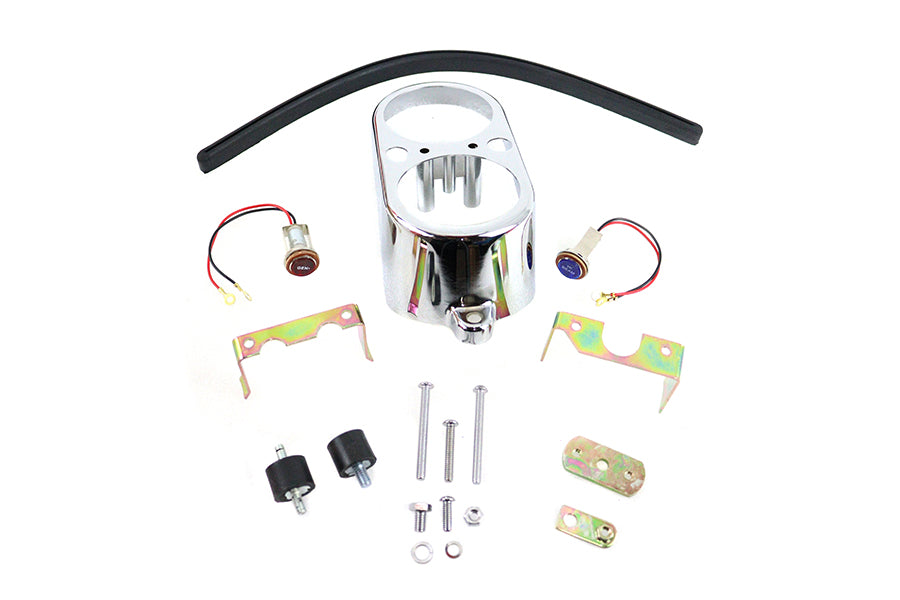 HARLEY FXS Armaturenbrettgehäuse-Kit Chrom Passend für 1977-1984 FXS,