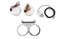HARLEY 85mm GPS Tacho- und Drehzahlmesser-Kit Chrom Passend für 1991-2007 FXD, 1988-UP XL, 1991-2007