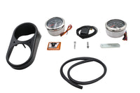 HARLEY GPS Speedometer and Tachometer Dash Kit Black Fits 1988-1994 FXR,   1978-1984 FXE,   1991-200