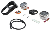 HARLEY GPS Speedometer and Tachometer Dash Kit Black Fits 1988-1994 FXR,   1978-1984 FXE,   1991-200
