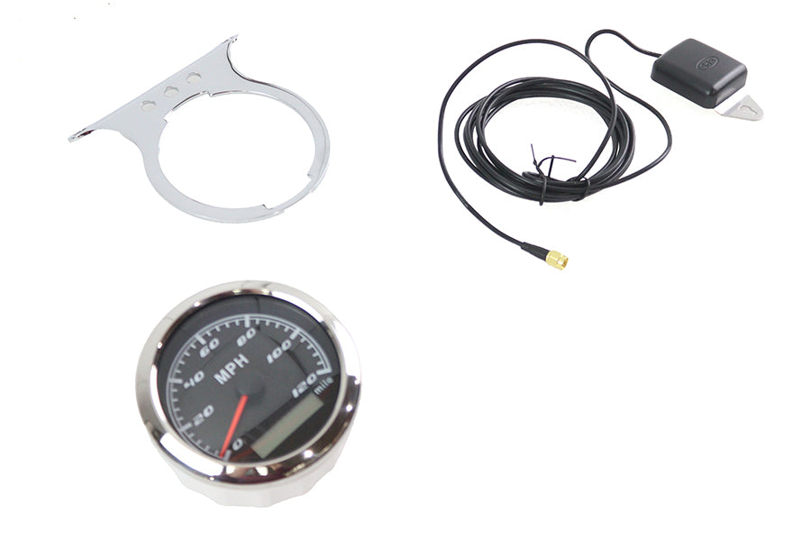 HARLEY 85mm GPS Tacho-Kit passend für 1988-1994 FXR, 1988-UP XL, 1991-2007 FXD,