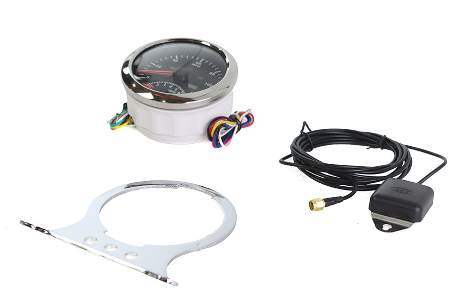 HARLEY 85mm GPS Kombi-Tachometer und -Drehzahlmesser-Kit, passend für 1988-1994 FXR, 1988-UP XL, 1991-2007 F
