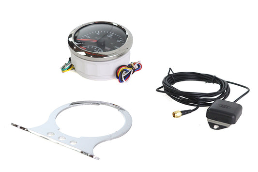ハーレー 85mm GPS コンボ タコメーター スピードメーターキット 1988-1994 FXR、1988年以降 XL、1991-2007 F適合