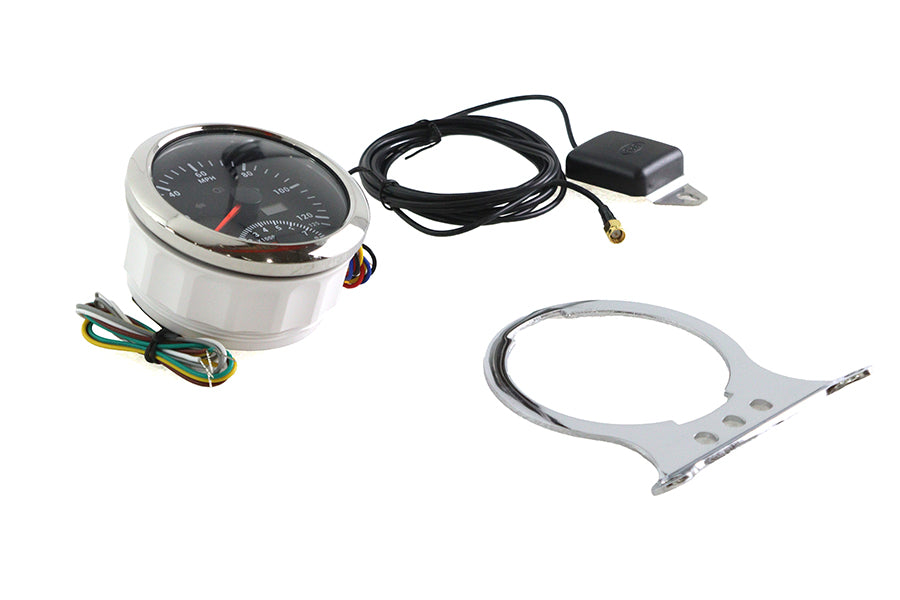 HARLEY 85mm GPS Kombi-Tachometer und -Drehzahlmesser-Kit, passend für 1988-1994 FXR, 1988-UP XL, 1991-2007 F