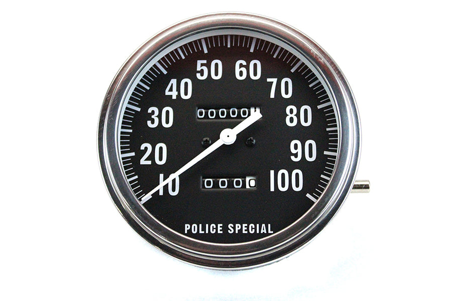 HARLEY Replica Police 2:1 Speedometer fits 1962-1985 FL,