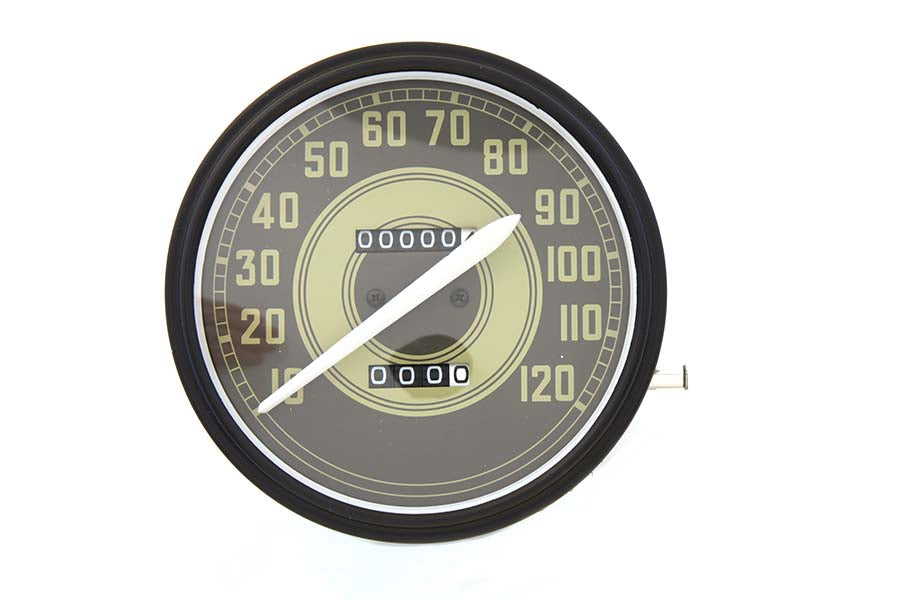 HARLEY Tachometer mit 2:1 Übersetzung und Army-Grafiken Passend für 1941-1961 FL, 1936-1940 EL, 1937-1952 W