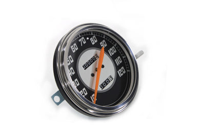 HARLEY Tachometer mit 2:1 Übersetzung und orangefarbenem Zeiger, passend für 1941-1961 FL, 1936-1940 EL, 1936-1952 W