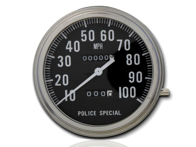 HARLEY Polizei Spezialtacho mit 1:1 Übersetzung Passend für 1962-1980 FL,   1980-1983 FX,   1971-1972 FX,