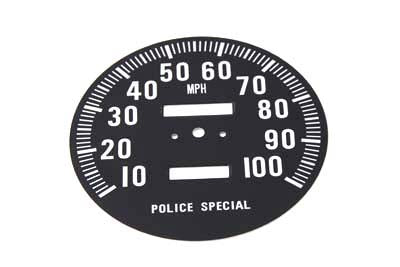 HARLEY Tachometer-Zifferblatt passt 1968-1980 FL, Police