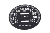 HARLEY Tachometer-Zifferblatt passt 1968-1980 FL, Police