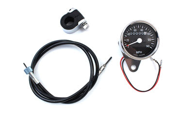 HARLEY Mini 60mm Tachometer Kit mit 2:1 Verhältnis Passend für 0- Custom, Anwendung