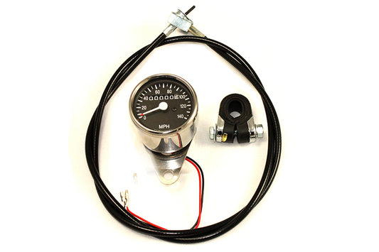 HARLEY Mini 60mm Speedometer Kit with 1:1 Ratio Fits 0-  Custom, application