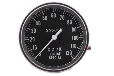 HARLEY Police Special 1:1 Speedometer Fits 1962-1980 FL,   1980-1983 FX,   1971-1972 FX,