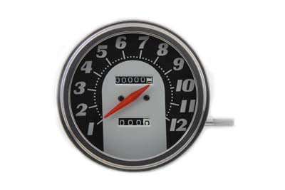HARLEY "Tombstone Style" 2:1 Tachometer, passend für 1941-1961 FL, 1936-1940 EL, 1936-1952 WL, 1938-194