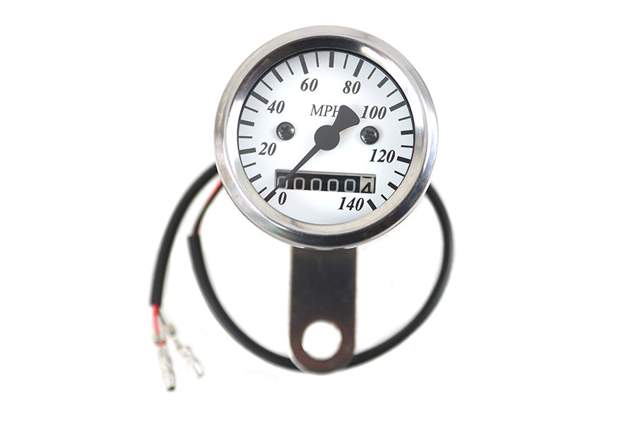 HARLEY Deco Mini 48mm Tachometer-Kit mit 2:1-Übersetzung Passend für 1936-1967 FL, 1952-1970 XL,