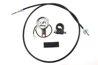 HARLEY Deco Mini 48mm Tachometer-Kit mit 2:1-Übersetzung Passend für 1936-1967 FL, 1952-1970 XL,