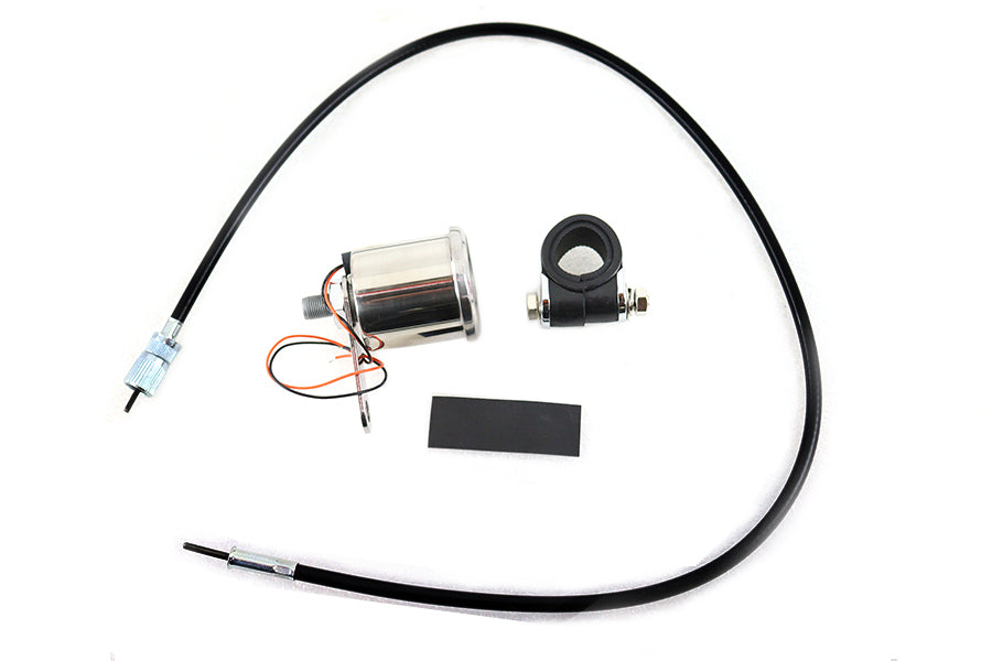 HARLEY Deco 48mm Mechanischer Drehzahlmesser-Kit mit 2:1 Verhältnis Passend für 0- Custom, Anwendung