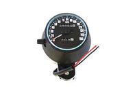 HARLEY Tachometer Schwarz Plastik Stil 2:1 Passt 1974-1984 XLH, 1974-1984 XLCH, 1974-1984 FX, 1