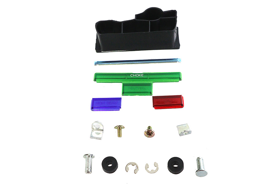 HARLEY Dash Panel Scheiben Hardware Kit Passt für 1975-1984 FL, 1980-1986 FX, 1984-1995 FXST, 1986-1995