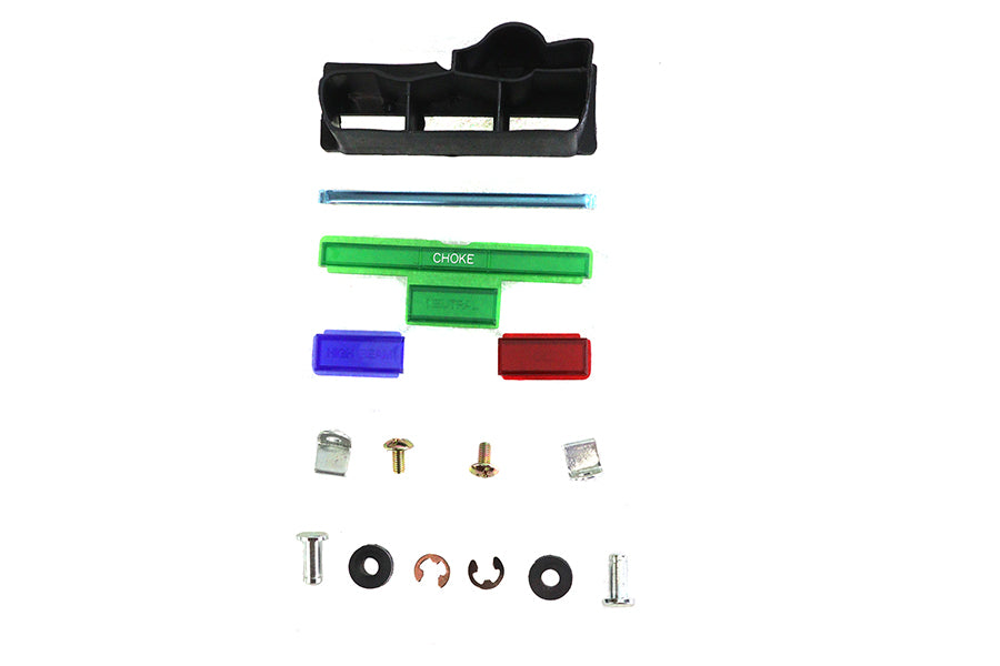 HARLEY Dash Panel Scheiben Hardware Kit Passt für 1975-1984 FL, 1980-1986 FX, 1984-1995 FXST, 1986-1995