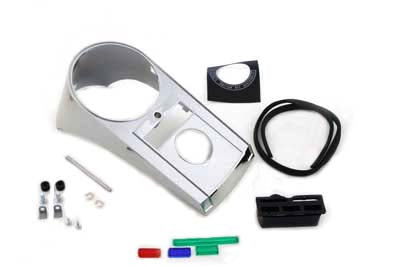 HARLEY Chrom-Armaturenbrettverkleidung Passend für 1968-1984 FL, 1980-1986 FX, 1984-1990 FXST, 1986-1990 FLST,