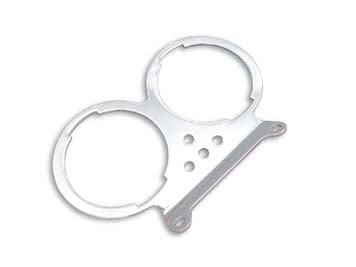 HARLEY Dual-Anzeigenhalterung Passend für 1982-1991 FXR, 1982-1991 FXR, 1983-1991 XL,