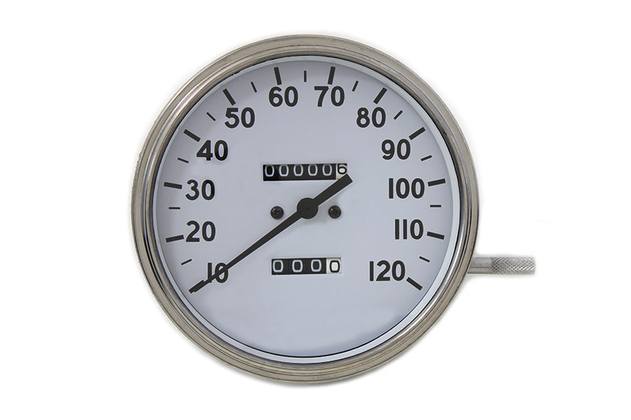 HARLEY Replica 2:1 Speedometer with Black Needle fits 1941-1961 FL,   1936-1940 EL,   1936-1952 WL,   1938-1948 UL,