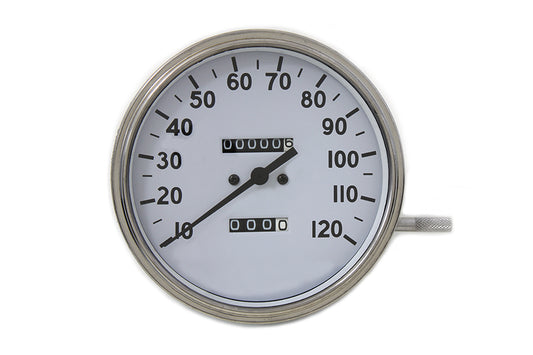 HARLEY Replica 2:1 Speedometer with Black Needle fits 1941-1961 FL,   1936-1940 EL,   1936-1952 WL,   1938-1948 UL,