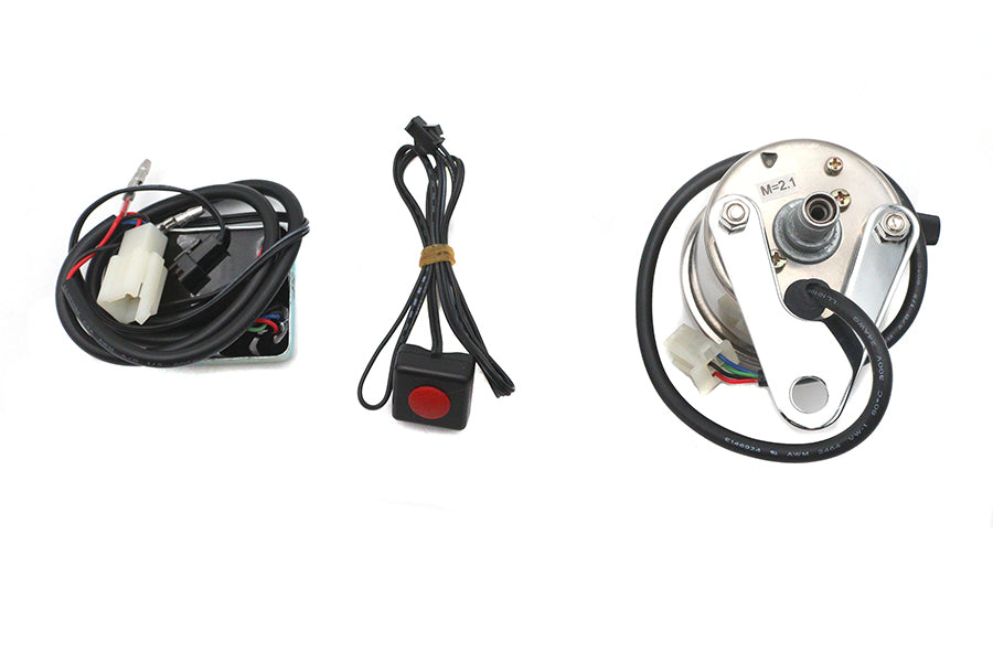 HARLEY Mini Multicolor 60mm Tachometer mit 2240:60 Übersetzung passend für 0- Custom, Anwendung