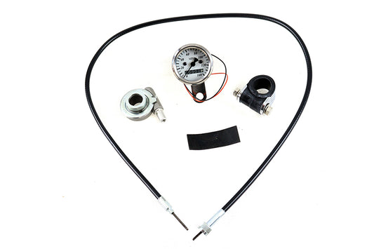 HARLEY Mini 48mm Speedometer with 2:1 Ratio Fits 0-  Custom, application