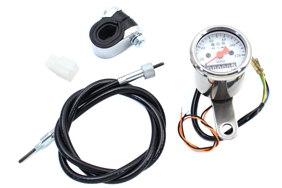 HARLEY Mini 48mm Tachometer mit 2240:60 Übersetzung Passend für 0- Custom, Anwendung