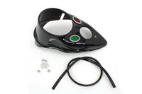 HARLEY Schwarzes Replica Cateye Armaturenbrett passt für 1939-1940 EL, 1941-1946 FL, 1939-1946 WL,