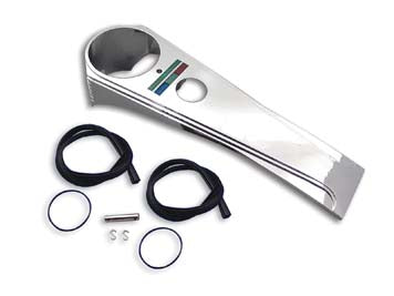 HARLEY Chrom Armaturenbrett im Long Rider Stil Passend für 1968-1984 FL, 1984-1990 FXST, 1986-1990 FLST,