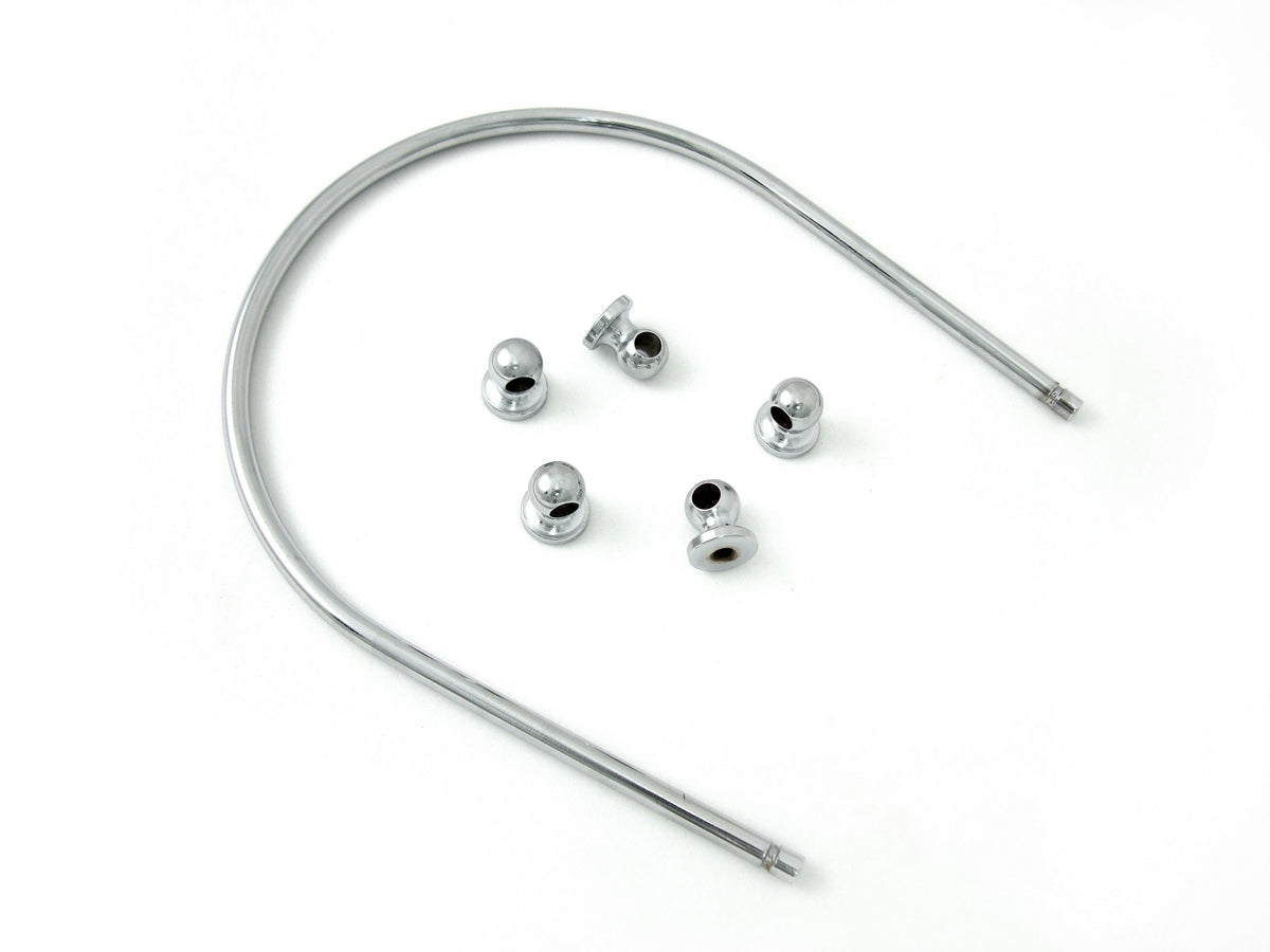 HARLEY Armaturenbrett Chromzierleisten-Kit passend für 1947-1965 FL, 1947-1952 W, 1947-1965 G,