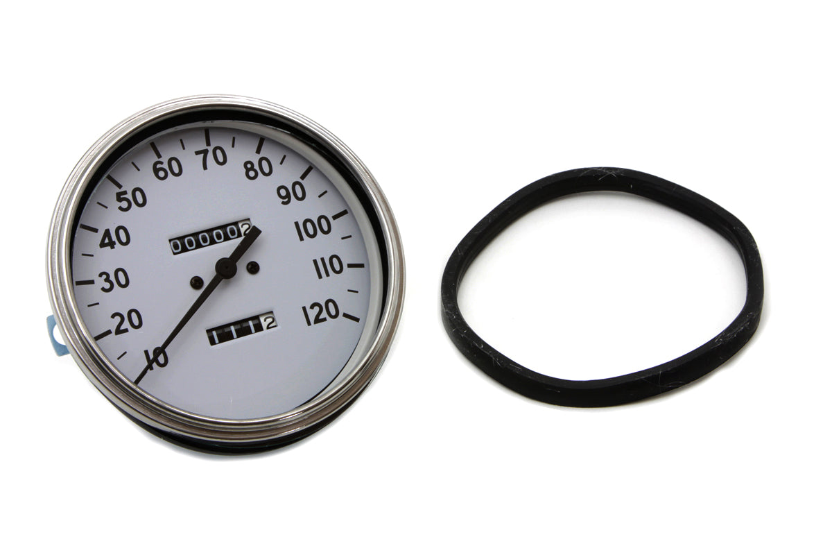 HARLEY Replika 2:1 Tachometer mit schwarzer Nadel Passend für 1941-1961 FL, 1936-1940 EL, 1936-1952 WL,