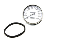 HARLEY Replika 2:1 Tachometer mit schwarzer Nadel Passend für 1941-1961 FL, 1936-1940 EL, 1936-1952 WL,