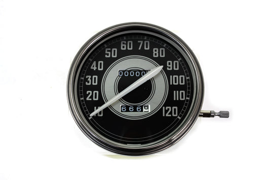 HARLEY Replica 2:1 Speedometer with White Needle fits 1940-1945 FL,