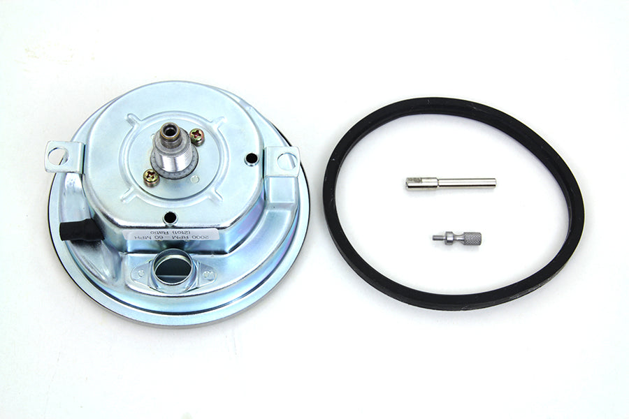 HARLEY Replica 2:1 Speedometer with Orange Needle fits 1941-1961 FL,   1936-1940 EL,   1936-1952 WL,   1938-1948 UL,