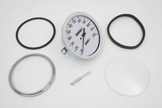 HARLEY Replica 2:1 Speedometer with Black Needle fits 1941-1961 FL,   1936-1940 EL,   1936-1952 WL,   1938-1948 UL,