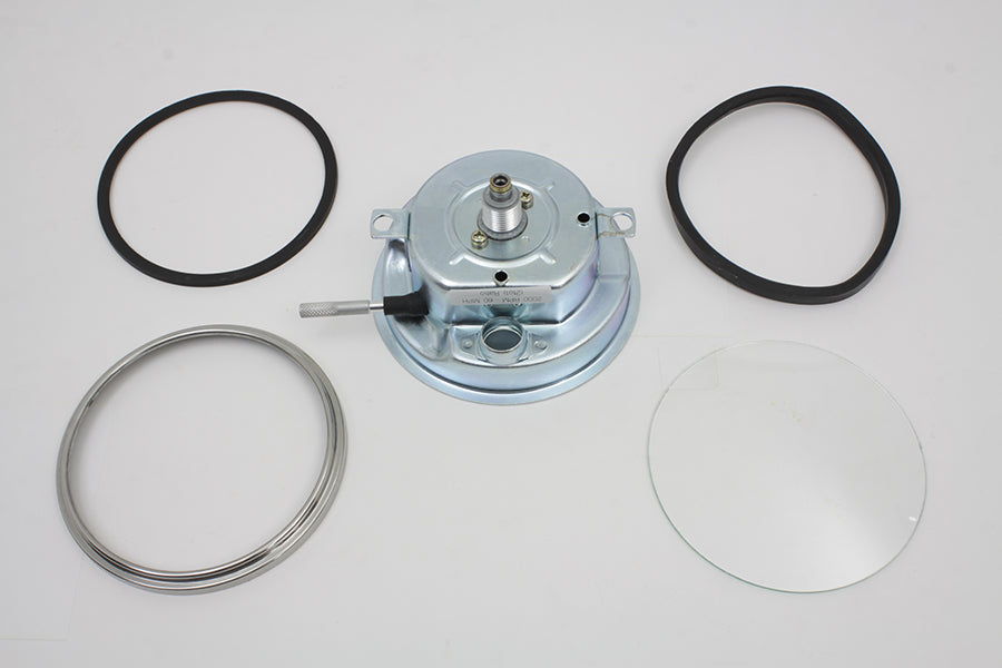 HARLEY Replica 2:1 Speedometer with Black Needle fits 1941-1961 FL,   1936-1940 EL,   1936-1952 WL,   1938-1948 UL,