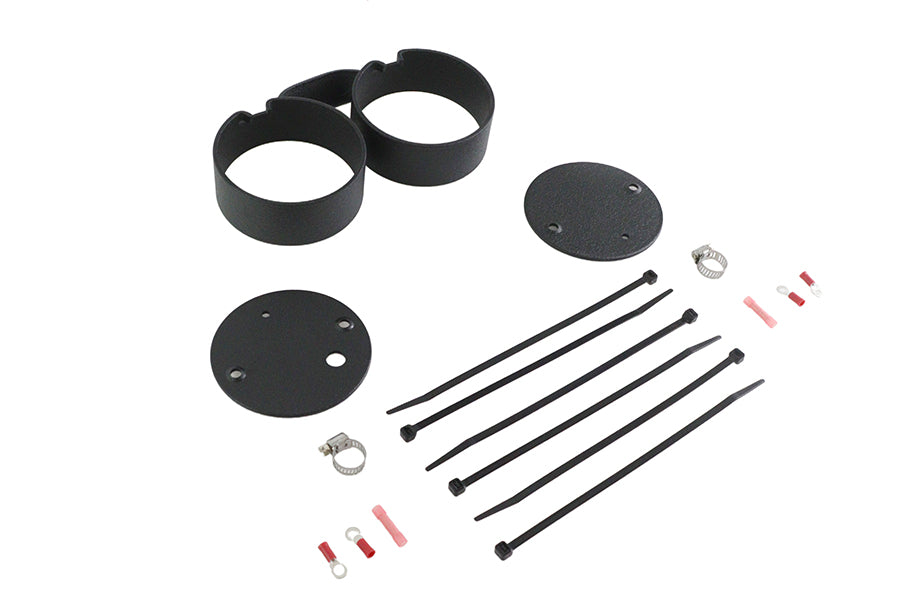 HARLEY Doppel-Anzeigehalterung Schwarz Passend für 1995-2005 FXD, 1995-2005 XL,