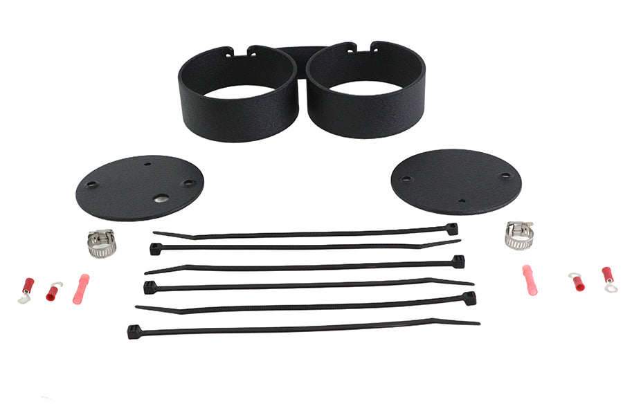HARLEY Doppel-Anzeigehalterung Schwarz Passend für 1995-2005 FXD, 1995-2005 XL,